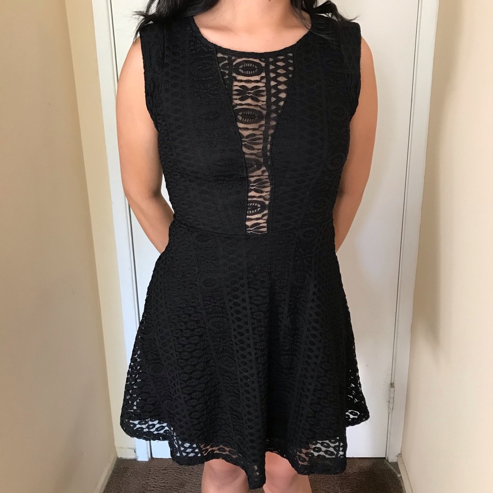 Black Lace Dress Size Small